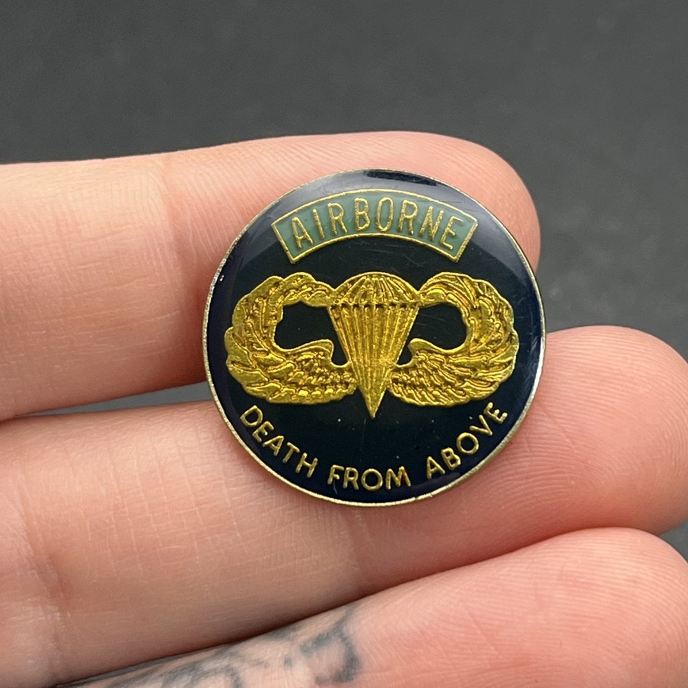 United States Air Force Airborne Death From Above Lapel Hat Pin